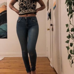 H&M Blue Skinny Jeans